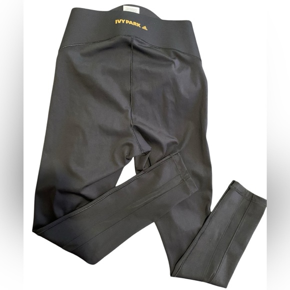 Adidas X Ivy Park Mesh Panel Tights Leggings Size Small Slimming Athletic Gym - Picture 8 of 12